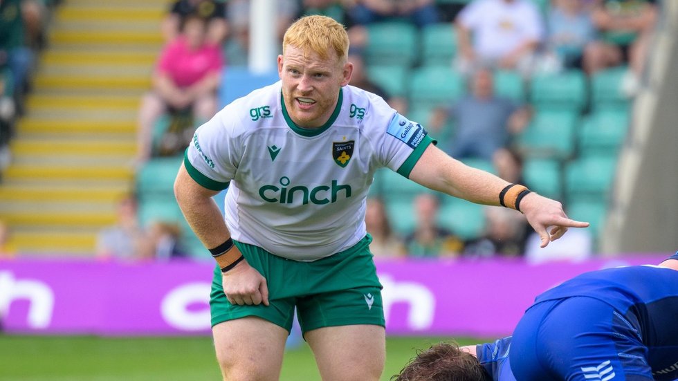 Northampton Saints’ Robbie Smith during the 2024/25 season.