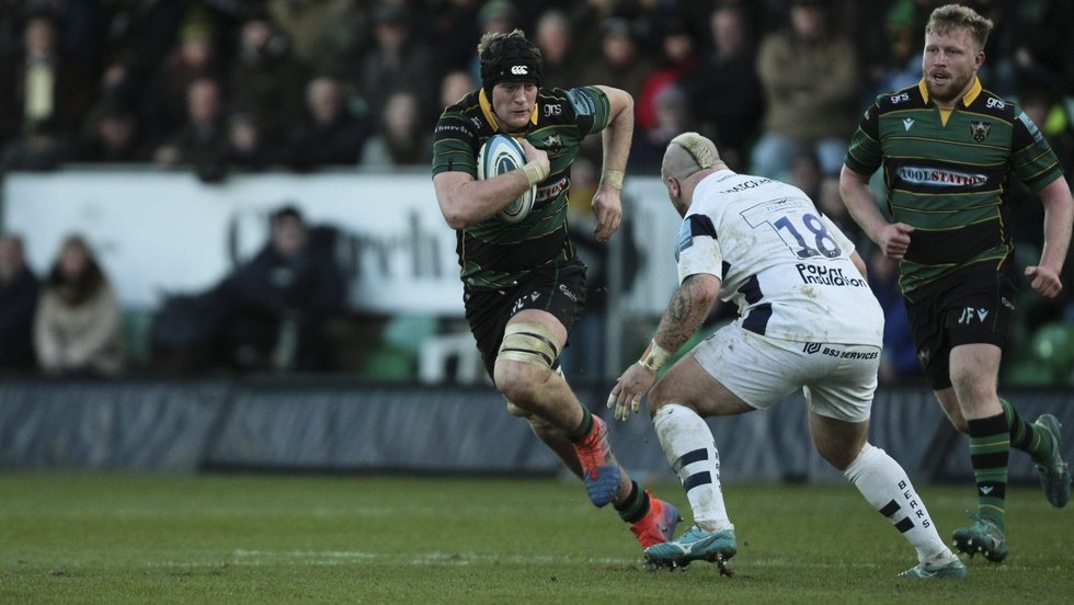 Northampton Saints' Alex Coles during the 2019/20 season