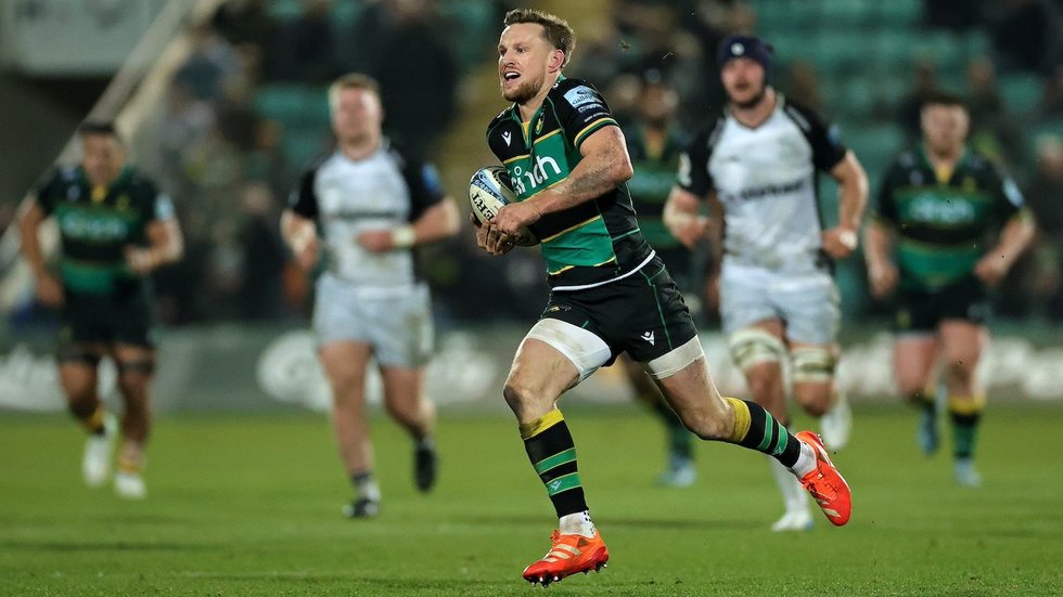 Northampton Saints’ Rory Hutchinson during the 2024/25 season.