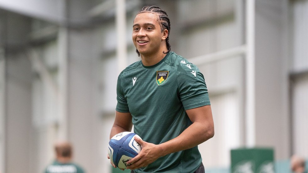 Northampton Saints’ Henry Nanka-Bruce during the 2024/25 season.