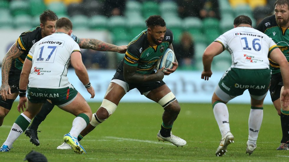 Northampton Saints' Courtney Lawes during the 2021/22 season.