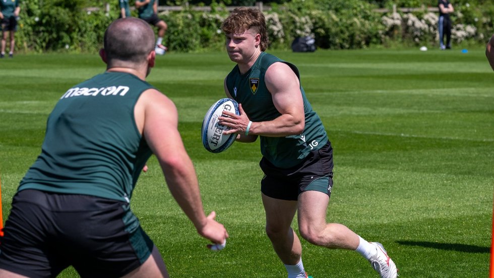 Northampton Saints’ Jake Garside during the 2024/25 season.