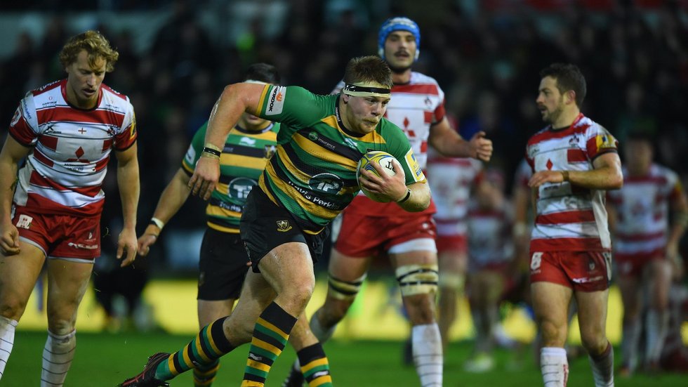 Northampton Saints' Paul Hill during the 2015/16 season