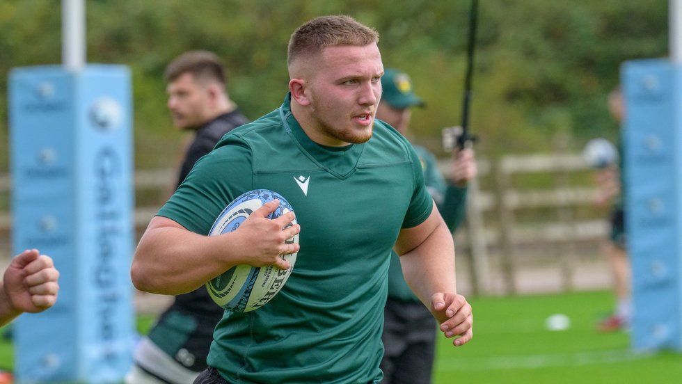 Northampton Saints’ Ollie Scola during the 2024/25 season.