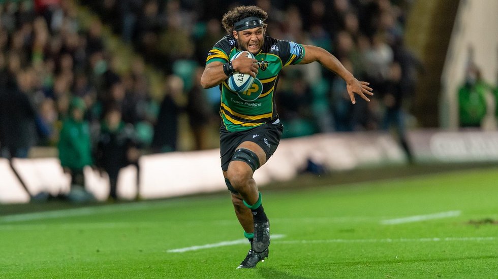 Northampton Saints' Lewis Ludlam during the 2021/22 season.