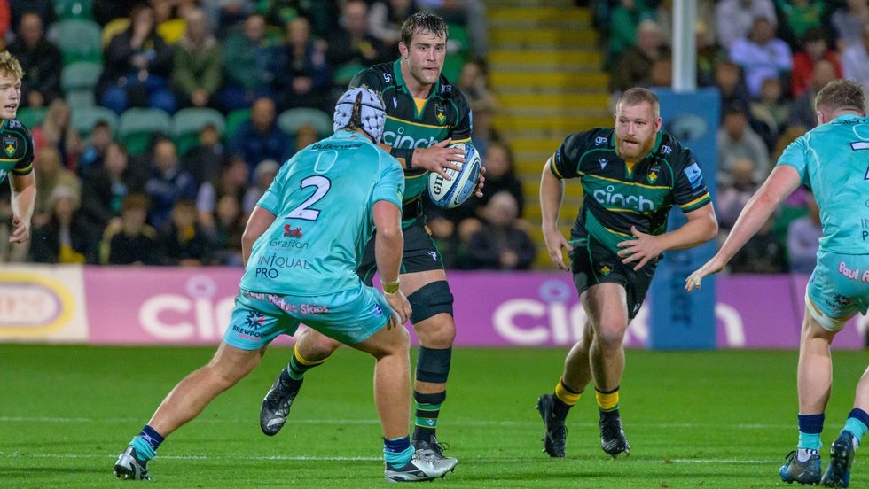 Northampton Saints’ Callum Hunter-Hill during the 2024/25 season.