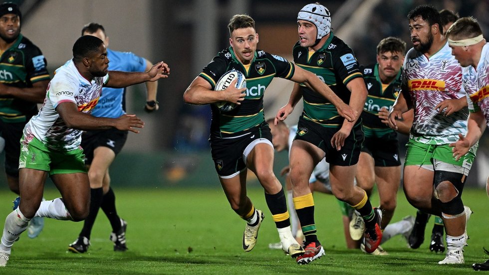 Northampton Saints’ Tom James during the 2024/25 season.