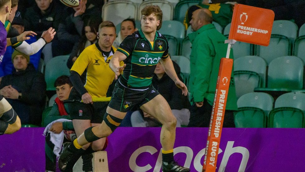 Northampton Saints’ Jake Garside during the 2024/25 season.