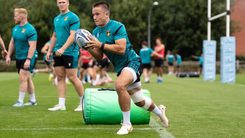 Aiden Pugh of Northampton Saints