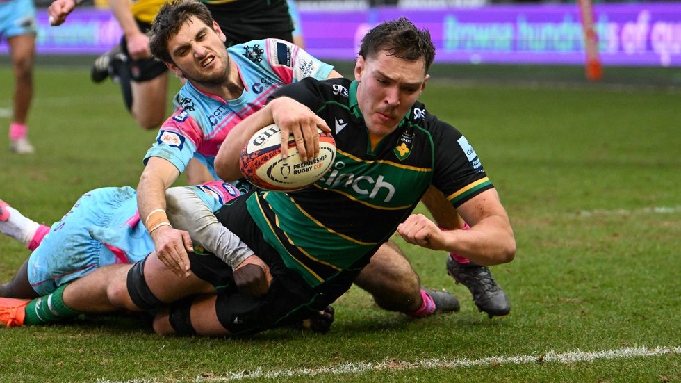 Northampton Saints’ Tom Lockett during the 2024/25 season.