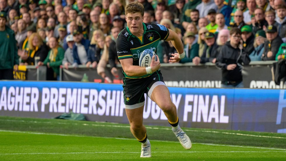 Northampton Saints’ Tommy Freeman during the 2024/25 season.