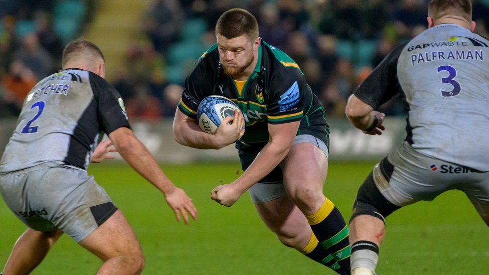 Northampton Saints’ Luke Green during the 2024/25 season.