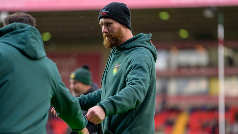 Northampton Saints’ coach James Craig during the 2024/25 season.