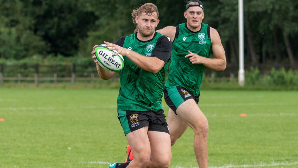 Northampton Saints' Karl Wilkins during the 2021/22 season.