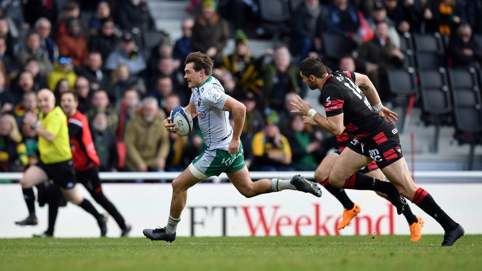 Northampton Saints' George Furbank during the 2019/20 season