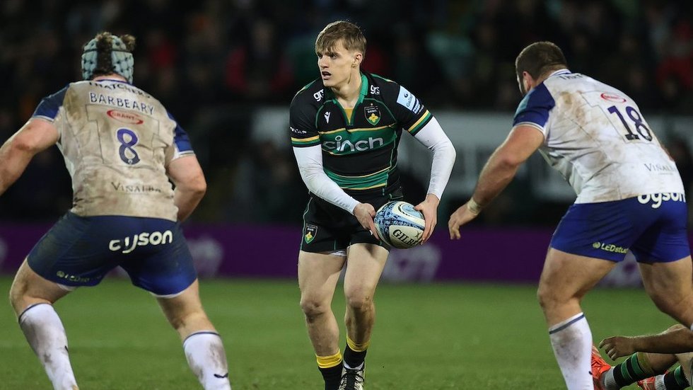 Northampton Saints’ Archie McParland during the 2024/25 season.