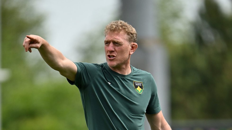 Northampton Saints’ Head Coach Sam Vesty during the 2024/25 season.
