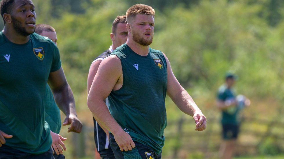 Northampton Saints’ Luke Green during the 2024/25 season.