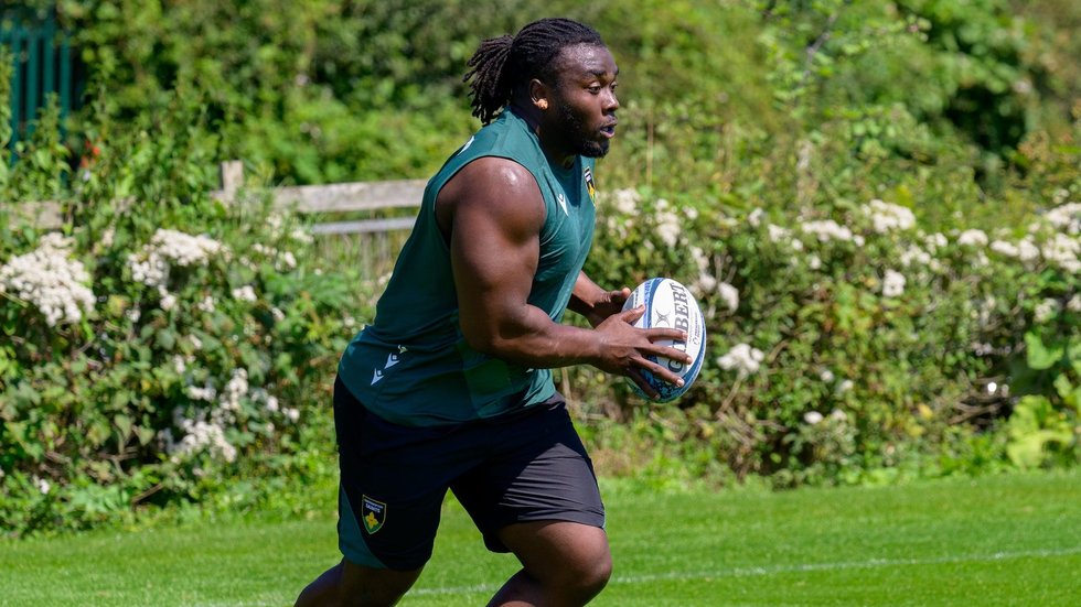 Northampton Saints’ Beltus Nonleh during the 2024/25 season.