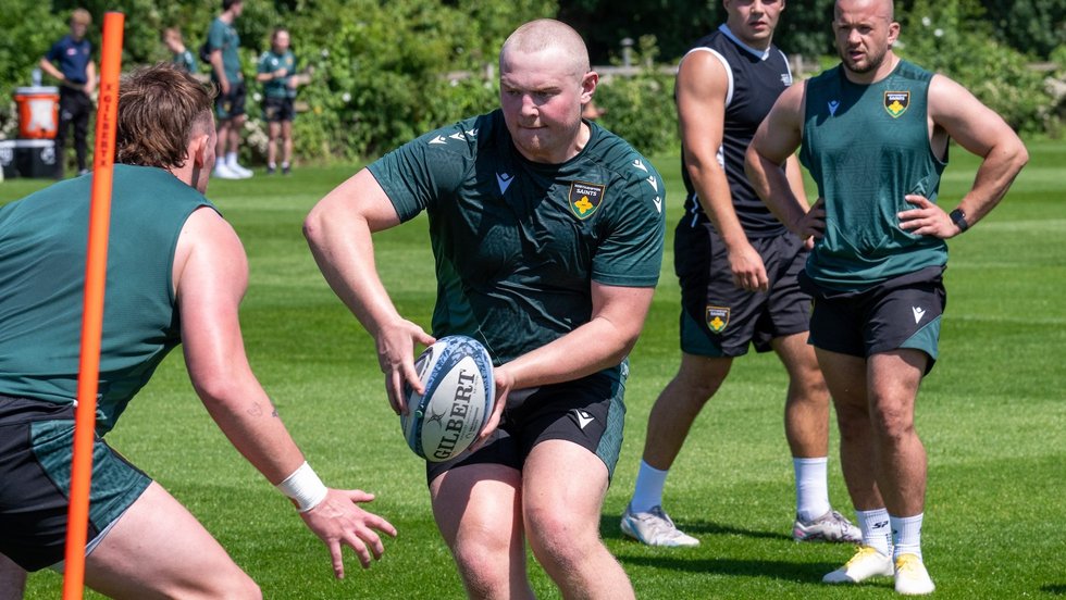 Northampton Saints’ Tom Dye during the 2024/25 season.