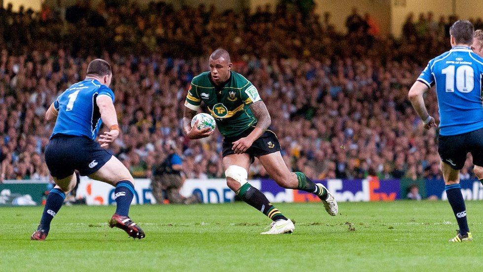 Northampton Saints' Courtney Lawes during the 2010/11 season