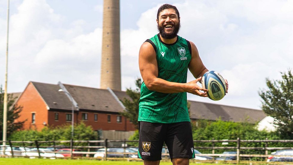 Northampton Saints' Brandon Nansen during the 2021/22 season.