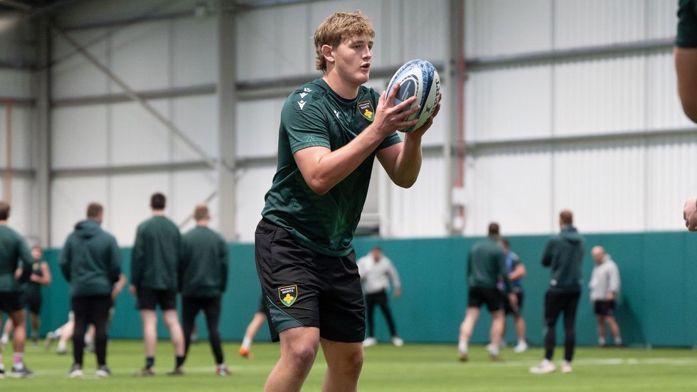 Northampton Saints’ Charlie Ulcoq during the 2024/25 season.