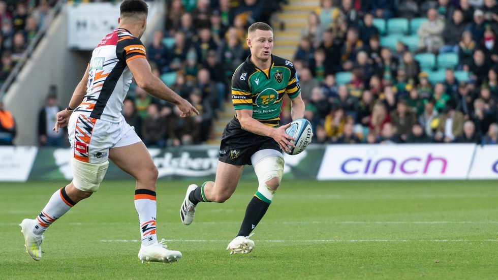 Northampton Saints' Fraser Dingwall during the 2021/22 season.