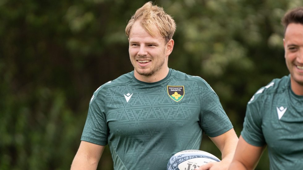 Northampton Saints’ Toby Cousins during the 2024/25 season.