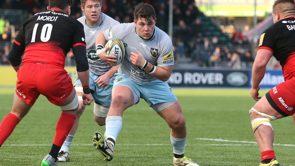 Northampton Saints’ Ethan Waller during the 2015/16 season