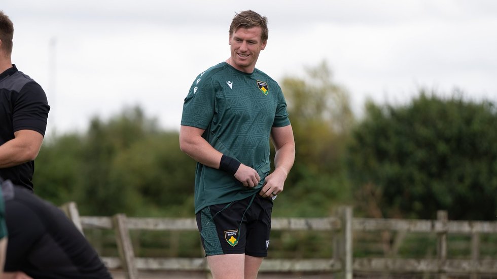 Northampton Saints’ Gavin Thornbury during the 2024/25 season.