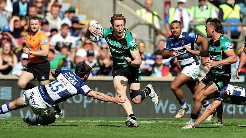 Northampton Saints’ George Hendy during the 2023/24 season