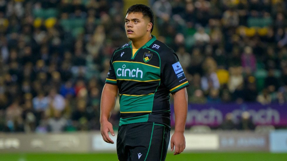 Northampton Saints’ Sonny Tonga’uiha during the 2024/25 season.