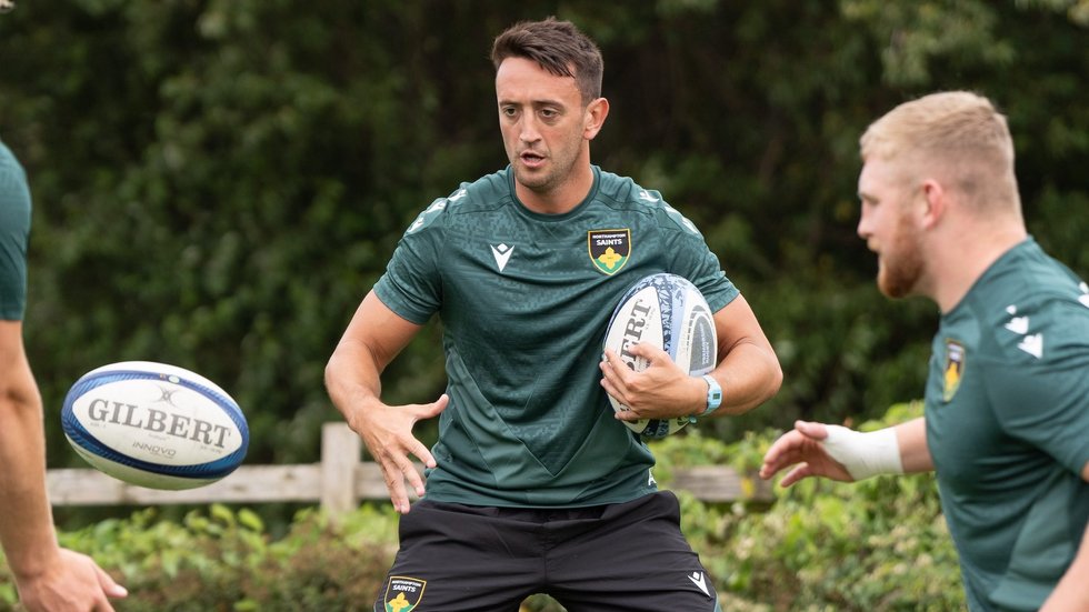 Northampton Saints’ Alex Mitchell during the 2024/25 season.