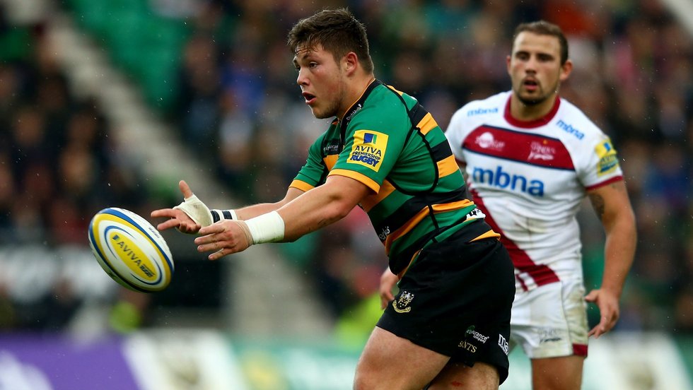 Northampton Saints’ Ethan Waller during the 2014/15 season