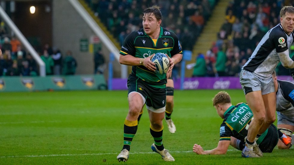 Northampton Saints’ Henry Walker during the 2024/25 season.