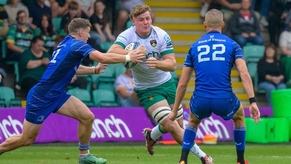 Northampton Saints’ Reuben Logan during the 2024/25 season.