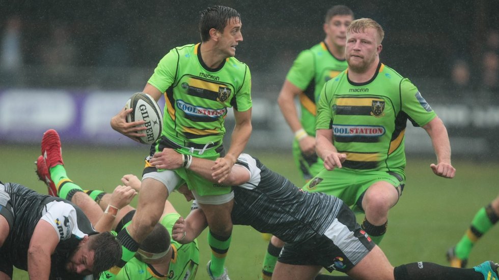 Northampton Saints' Alex Mitchell during the 2017/18 season