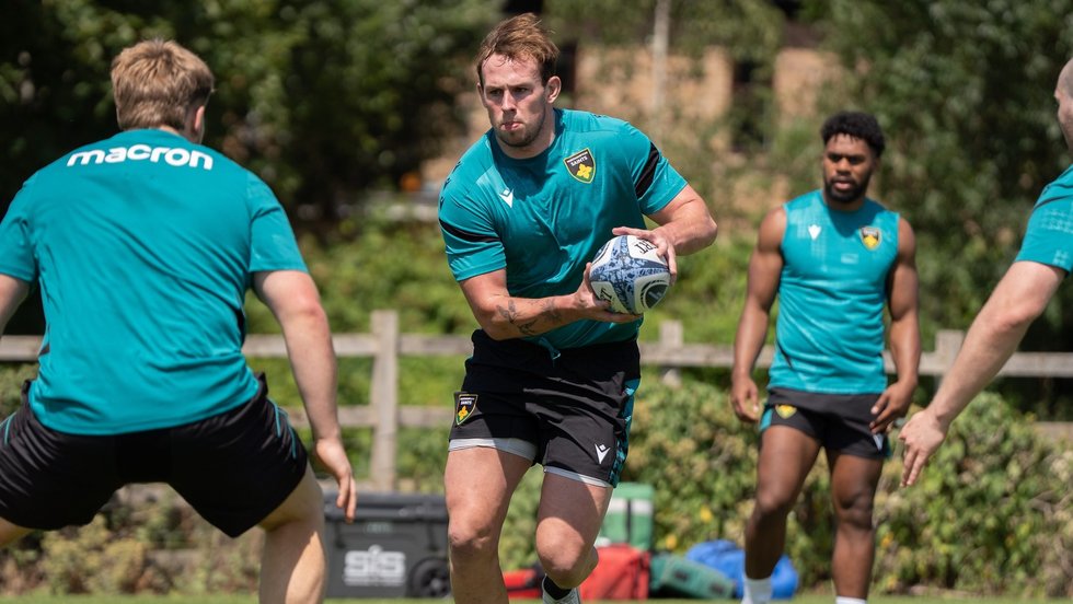 Fyn Brown of Northampton Saints