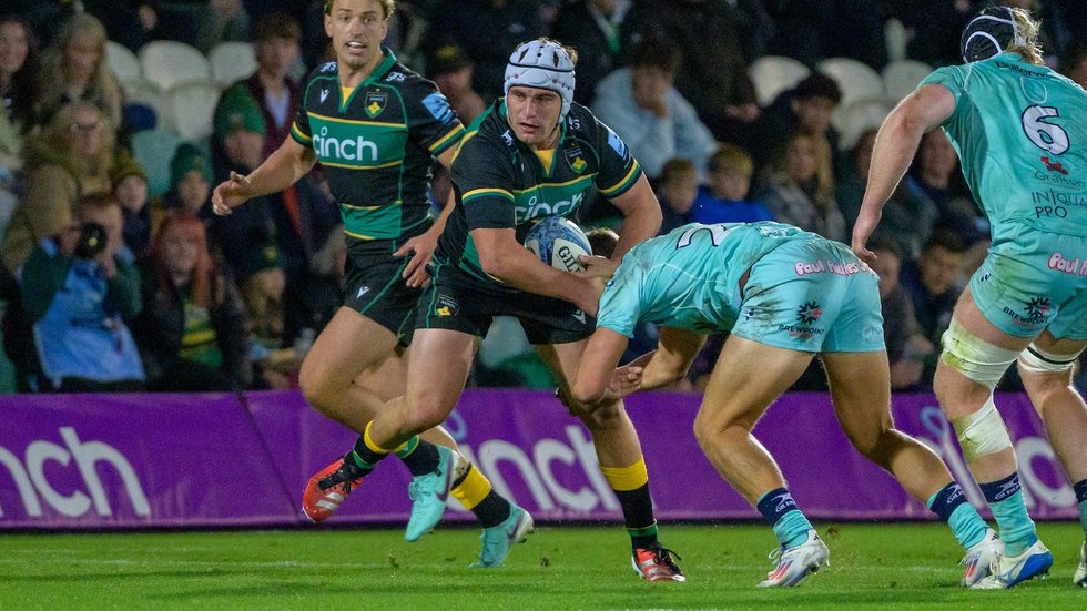 Northampton Saints’ Curtis Langdon during the 2024/25 season.