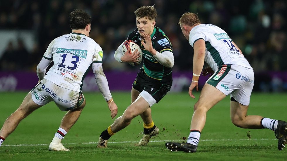Northampton Saints’ Archie McParland during the 204/25 season.