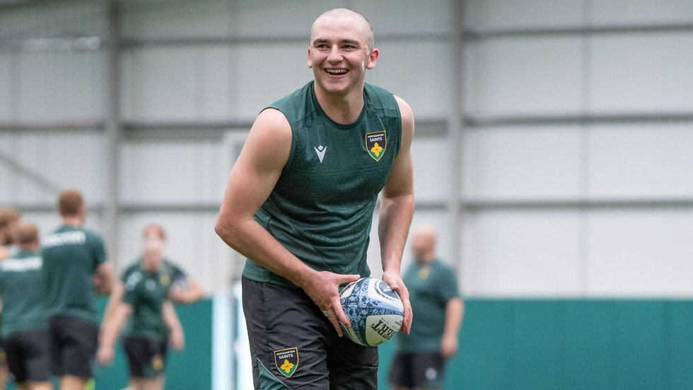 Northampton Saints’ Billy Pasco during the 2024/25 season.