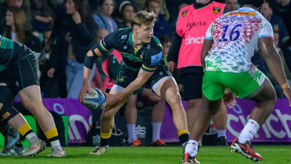 Northampton Saints’ Archie McParland during the 2024/25 season.