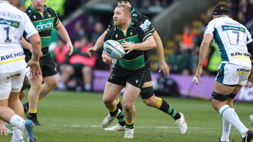 Northampton Saints’ Tom West during the 2024/25 season.