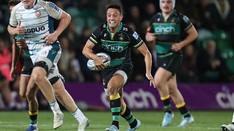 Northampton Saints’ Alex Mitchell during the 2024/25 season.