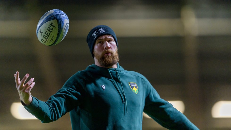 Northampton Saints’ coach James Craig during the 2024/25 season.