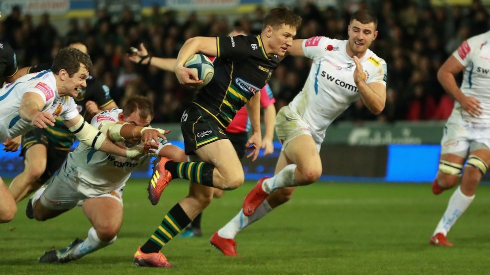 Northampton Saints' Fraser Dingwall during the 2018/19 season