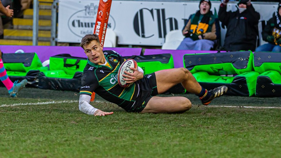 Northampton Saints’ Will Glister during the 2024/25 season