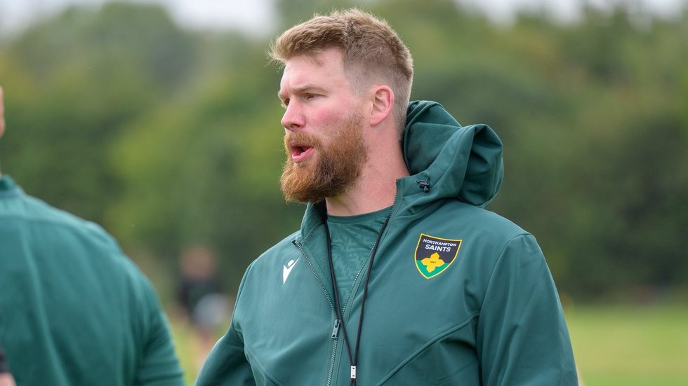 Northampton Saints’ coach James Craig during the 2024/25 season.