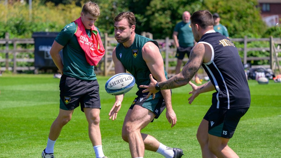 Northampton Saints‘ Josh Kemeny during the 2024/25 season.